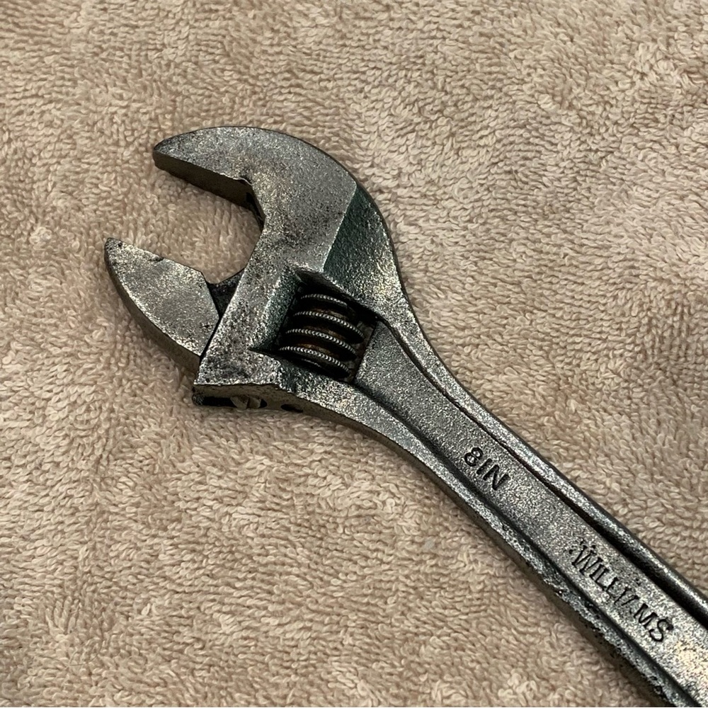 Williams AB-8 8” Adjustable Crescent Wrench Hand Tool